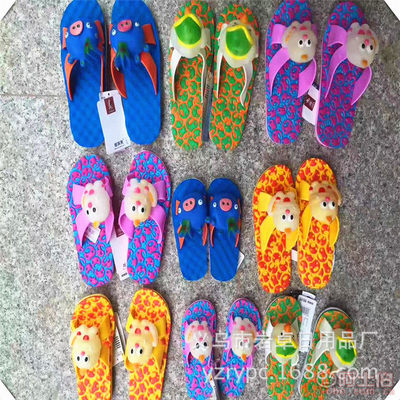 【巖卓2017新款卡通夏季拖鞋家居防滑耐磨女童、男童涼拖鞋廠家貨源7788866】義烏市巖卓日用品廠 - 產品庫